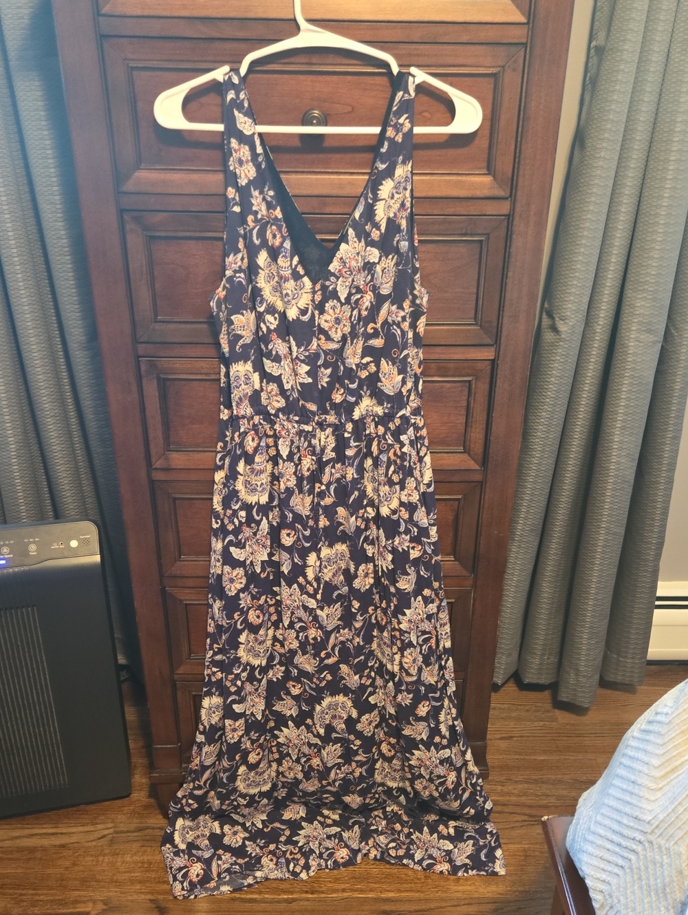 Lucky Brand Sleeveless Floral Maxi Dress